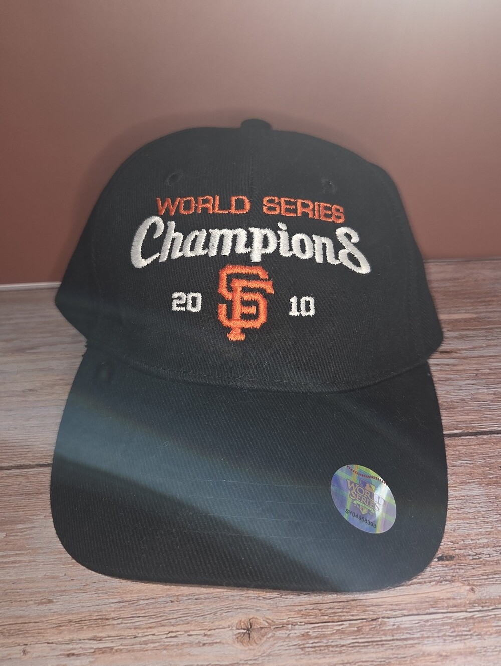 San Francisco Giants 2010 World Series Champions Black Cap
